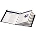 Cardinal ShowFile Display Book with Custom Cover Pocket , 12 Letter-Size Sleeves, Black (50132)