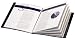Cardinal ShowFile Display Book with Custom Cover Pocket , 12 Letter-Size Sleeves, Black (50132)
