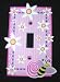 BUMBLEBEE single bee SWITCH PLATE Cover