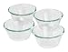 Pyrex Bakeware 6-Ounce Clear Custard Cups, Set of 4