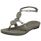  : Nine West Women's Profusion Sandal,Pewter,6 M US