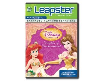 Childrens Toyshop  Toys : LEAPSTER DISNEY PRINCESS WORLDS OF ENCHANTMENT GAME ORIGINAL VERSION