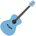 Daisy Rock Pixie Acoustic Guitar, Sky Blue