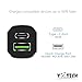Type C Car Charger,Yootech 30W Dual USB Car Charger with Type C and Quick Charge 2.0 Port for LG G5,Nexus 5X,Nexus 6P and Other Support Device[Include Type C Cable]