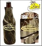 (2) Team Realtree Yellow Can & Bottle Koozies Coolers