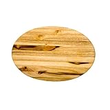 Proteak 12 by 6-1 2 by 1 2-Inch Oval Cutting Board by Proteak Renewable Forestry