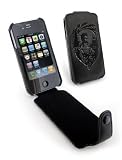 Apocalypse Tuff-Grip (antenna assist) case cover for Apple iPhone 4G / 4 - Black - (Night Shadow) - Werewolf