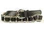 Liz Claiborne Leather Linked Belt Black XL