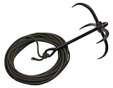  : Wurfanker, schwarz, H&ouml;he 26 cm, Durchm. 22 cm, 10 m Seil, oliv