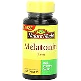 Nature Made Melatonin Tablets, Value Size, 3 Mg, 240 Count