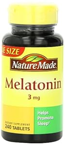 Nature Made Melatonin Tablets, Value Size, 3 Mg, 240 Count