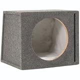 Scosche SEV10CC 10-Inch Slot Ported Single Subwoofer Enclosure (Grey/Black)