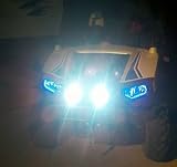 Polaris Ranger LED Driving Lights Auxillary Off Road Fog Lamps Foglamps Kit