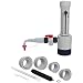 BrandTech Glass Adjustable Volume Dispensette lll Analog Bottletop Dispenser with SafetyPrime Valve