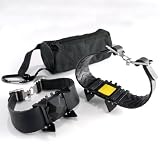 Easy Pull On Boot Shoe Magic Outdoor Sport Footwear Grips Crampon Pouch Carabiner