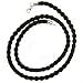 Black Silk Woven Cord 18