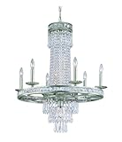 Mercer Chandelier in Bronze or Silver - Item CR-5266