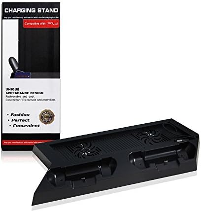Adreamcity Vertical Stand-cooler-controller Charger Unit for Playstation 4 Ps4
