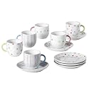 Candies Cup and Saucer Set of 6