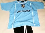 2010 SOUTH AFRICA WORLD CUP KIDS URUGUAY SOCCER SET JERSEY AND SHORTS SIZE: 8- FOR AGES 5 & 6