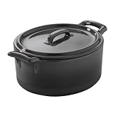 Revol Belle Cuisine 1.1-Quart Cocotte With Lid, Slate