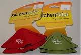 Kitchen & Housewares : Duncans Kitchen Grips, Red, Flexible Lid Grip