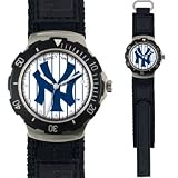 New York Yankees Game Time Agent Series Velcro Strap Pinstripe Mens MLB Watch
