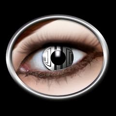 Eyecatcher Farbige Fun-Jahreskontaktlinsen ROBOT