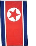 North Korea Flag Polyester 3 ft. x 5 ft.