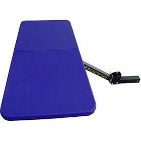 Boone Outdoor Sports Fan Tailgate Table 2-Inch Hitch, Blue