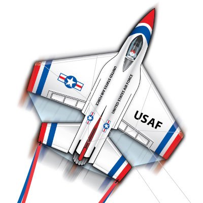 Thunderbirds F16 Fighting Falcon Kite