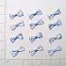 Bow - Light Blue - 12 pcs.
