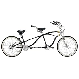 Micargi Island 18 Speed Tandem Beach Cruiser - BLUE