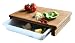 Cleenbo Bamboo XL Schneidebrett mit Auffangwanne Bambus 400 x 290 x 70 mm