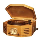 Buy Crosley CR70-OA Broadcaster Entertainment Center- Oak  by Crosley