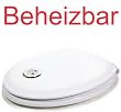 Beheizbarer Toilettensitz mit Absenkautomatik und integriertem Bedienfeld