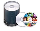 JVC Taiyo Yuden 52X CD-R, Silver Inkjet Printable, 600 Count Box