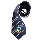 Ravenclaw Necktie (Navy with Silver Stripes)