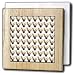Sandy Mertens Dog Designs - German Shepherd Face Pattern - Tile Napkin Holders