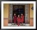 Buddhist Monks, Paro Dzong, Paro, Bhutan Religion & Philosophy Framed Art Poster Print by Angelo Cavalli, 49x39