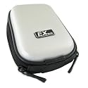 Ex-Pro &reg; Silver Hard Clam Digital Camera Case Bag for Nikon Coolpix  S220