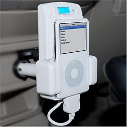 6in1 FM TRANSMITTER + WIRELESS REMOTE FOR ALL Apple Ipods UNIVERSAL , IPOD NANO 2GB 4GB 8GB , IPOD VIDEO 30GB 60GB , iPod Mini , etc. White
