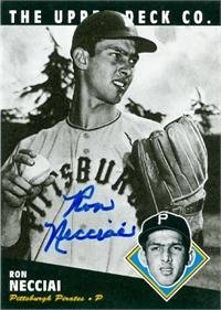 Ron Necciai Autographed/Hand Signed 1994 BAT Upper Deck baseball card Pittsburgh Pirates