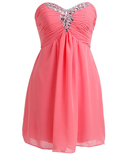 Fashion Plaza Strapless Bridesmaid Formal Evening Cocktail Party Dress D0143