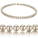 White 5.5-6mm AAA Freshwater Pearl Necklace-23-inch---Matinee