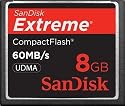 Sandisk 8GB Extreme CF memory card - UDMA 60MB/s 400x (SDCFX-008G-A61, Retail Package)