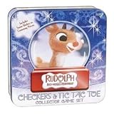 Rudolph the Red Nosed Reindeer Checkers/Tic Tac Toe Combo Game