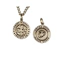 St. Michael Us Marine Corps Medal,pewter,24", Endless, Stainless Steel Chain