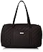 Vera Bradley Women's Microfiber Large Travel Duffle Bag, Black 2, One Size