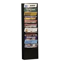 11 Con-Tur Pocket Vertical Literature Rack - Putty